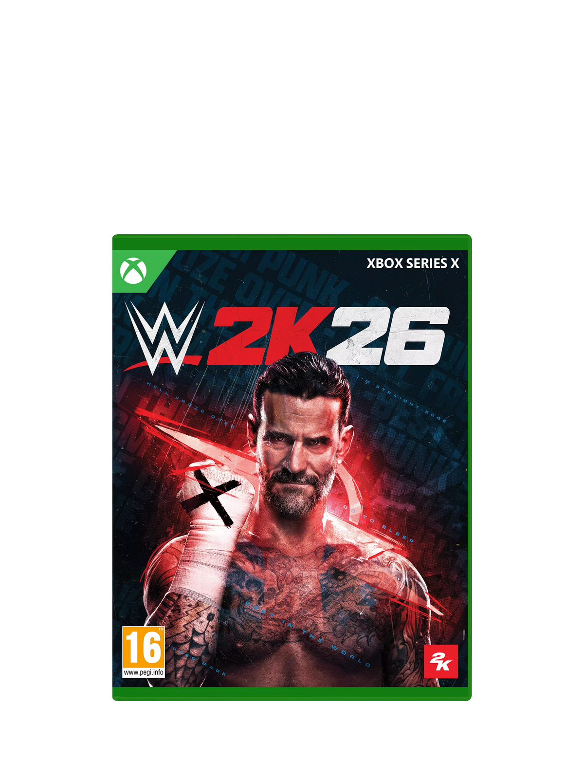 Microsoft WWE 2K26 game for Xbox Series X, imported from the UK