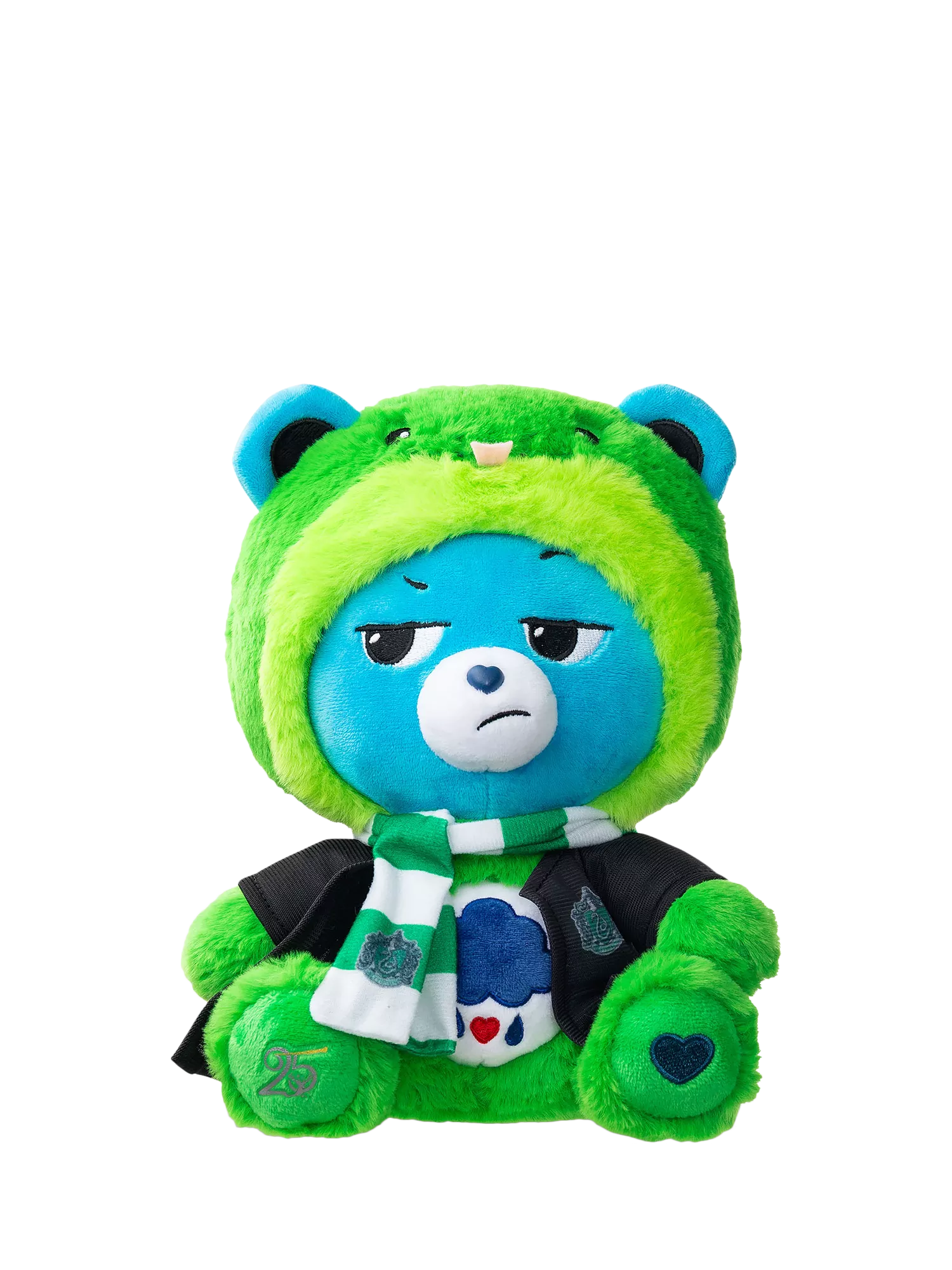 Care Bears Slytherin Grumpy Bear plush, imported from the UK