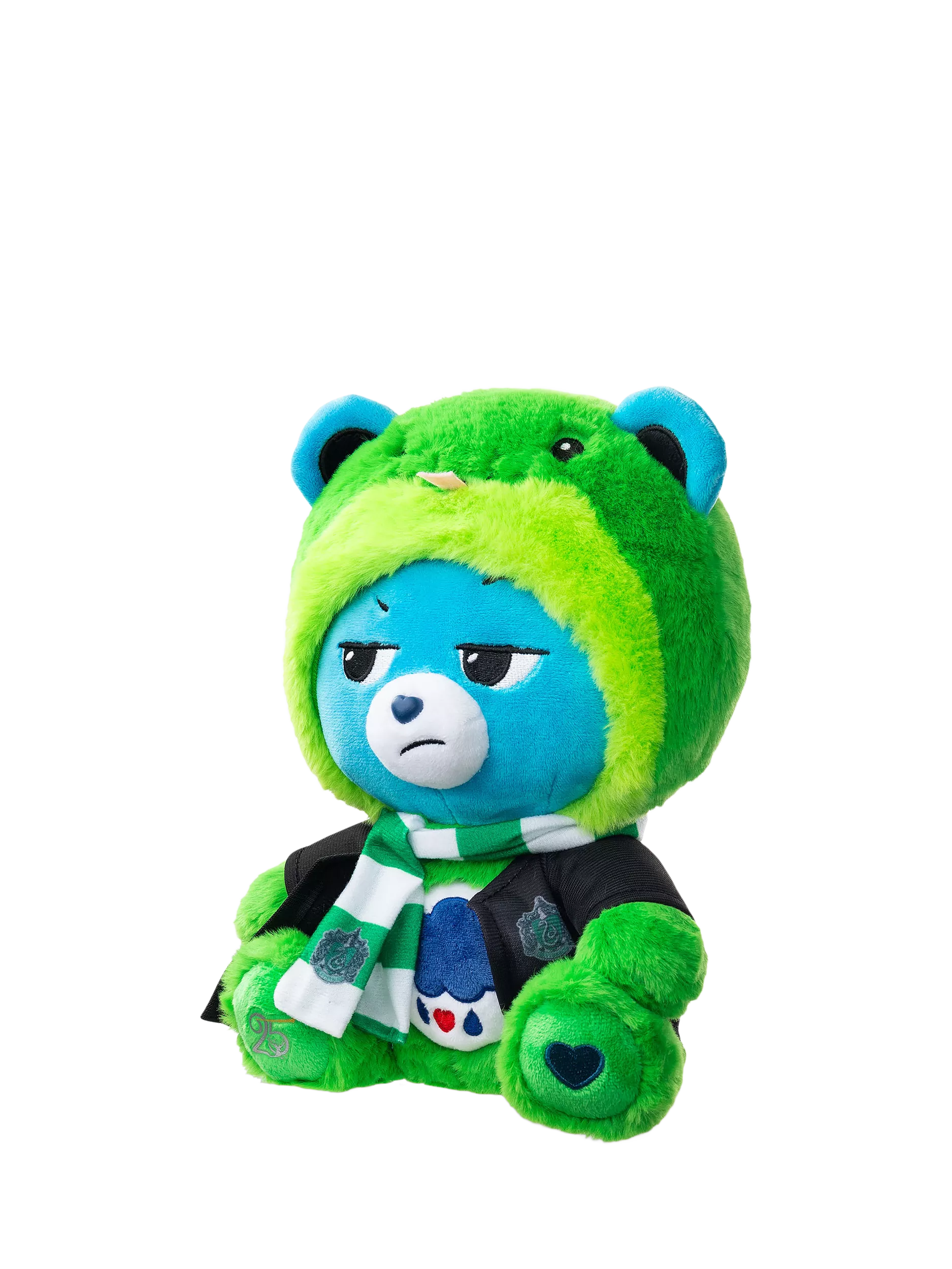 Care Bears Slytherin Grumpy Bear plush, imported from the UK