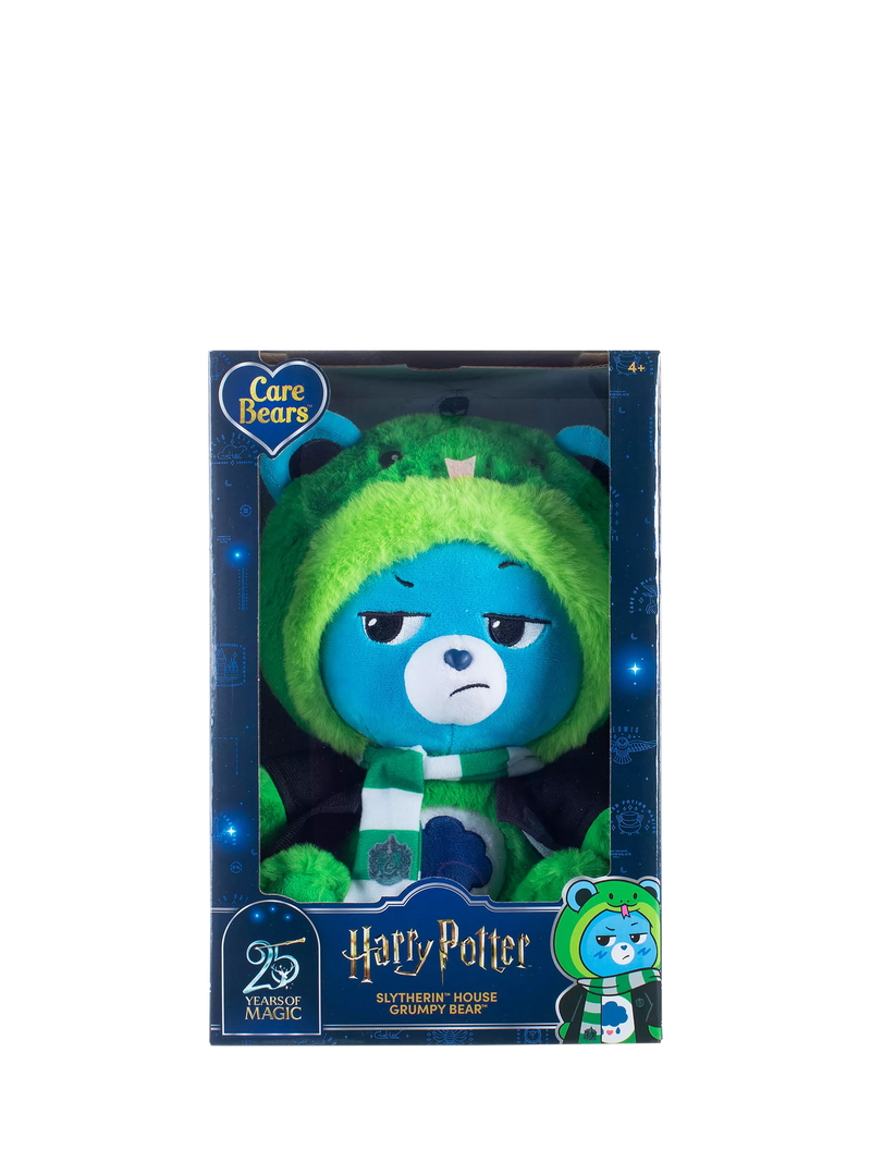Care Bears Slytherin Grumpy Bear plush, imported from the UK