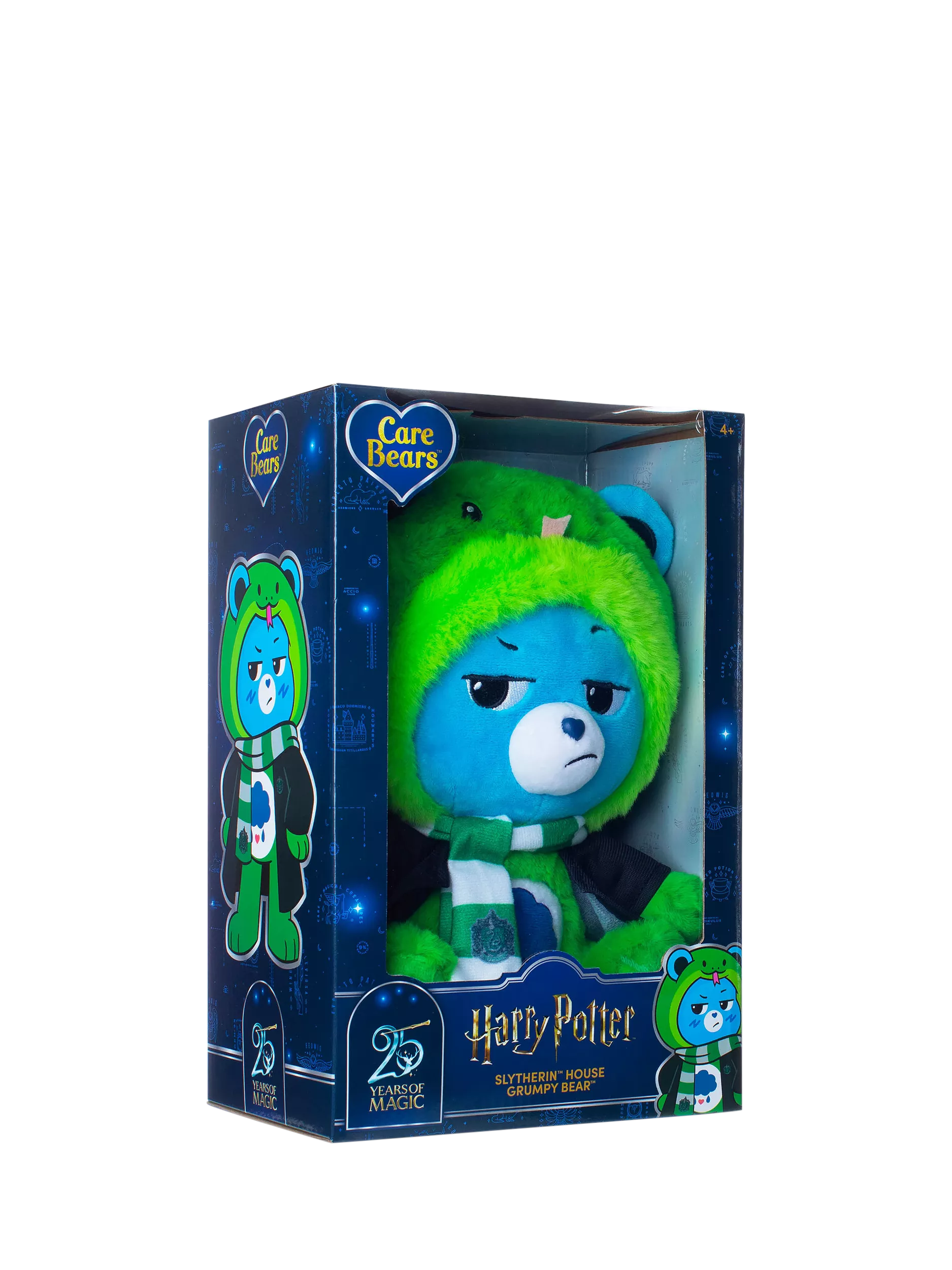 Care Bears Slytherin Grumpy Bear plush, imported from the UK