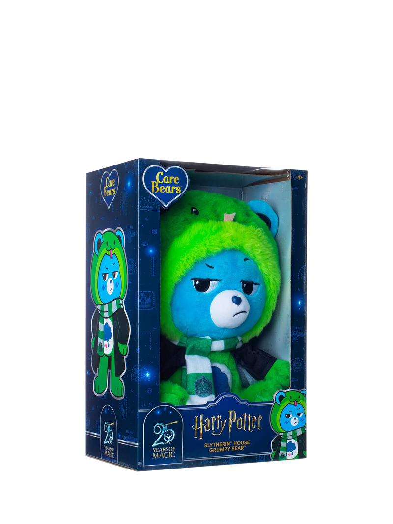 Care Bears Slytherin Grumpy Bear plush, imported from the UK
