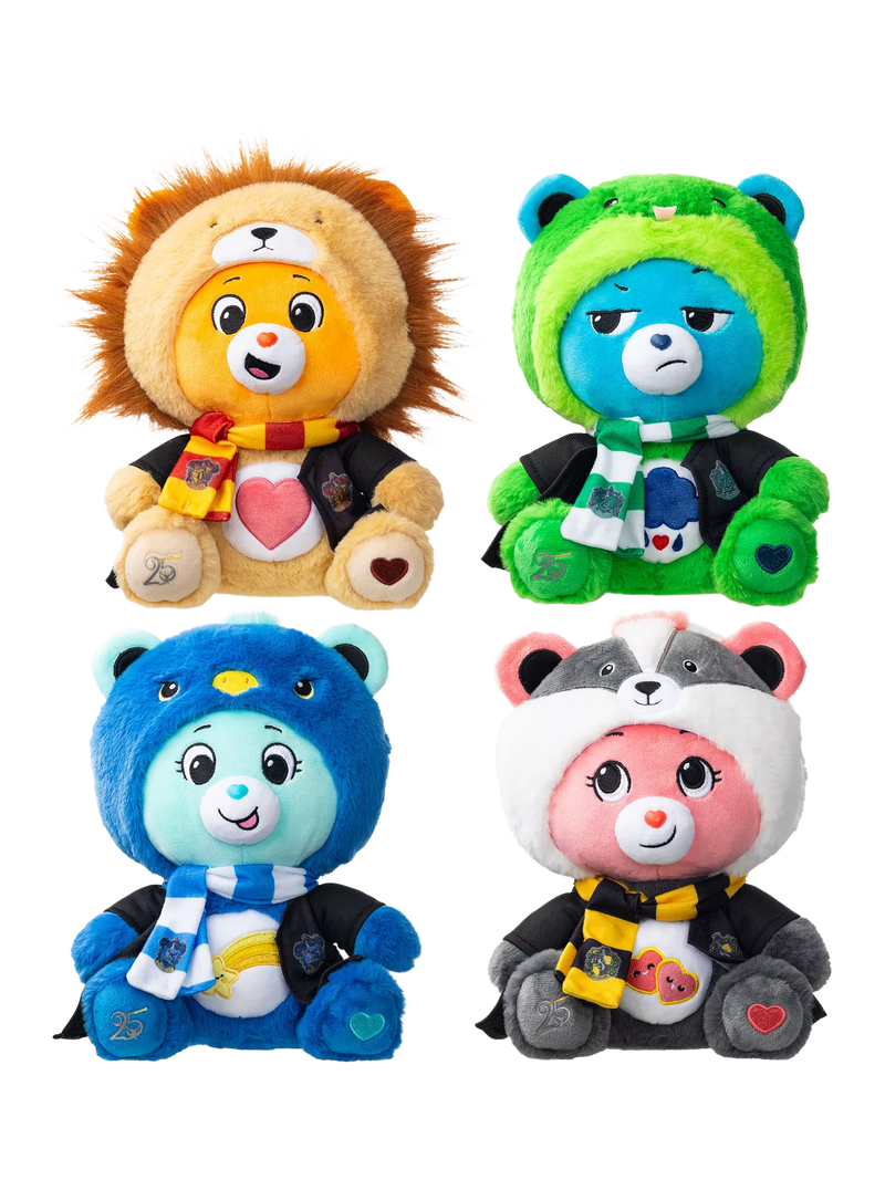 Care Bears Slytherin Grumpy Bear plush, imported from the UK