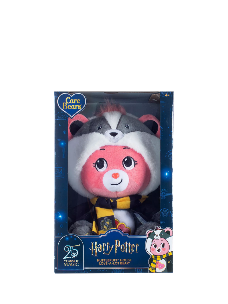 Care Bears Harry Potter Hufflepuff Love-a-Lot Bear plush, UK version