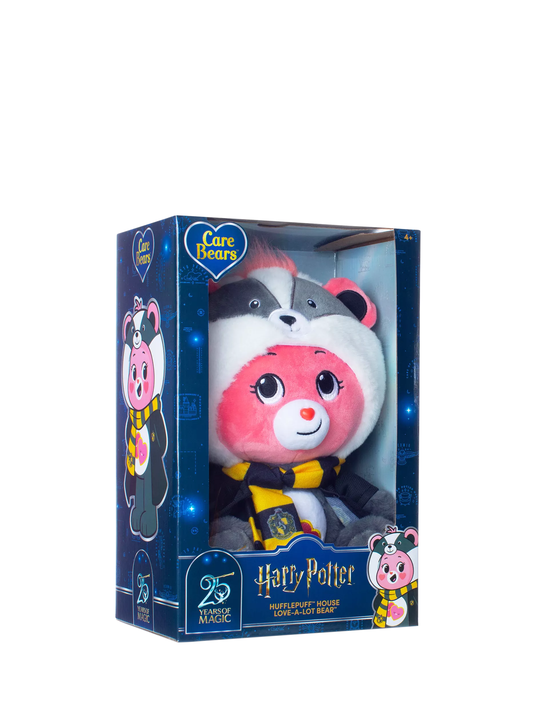 Care Bears Harry Potter Hufflepuff Love-a-Lot Bear plush, UK version