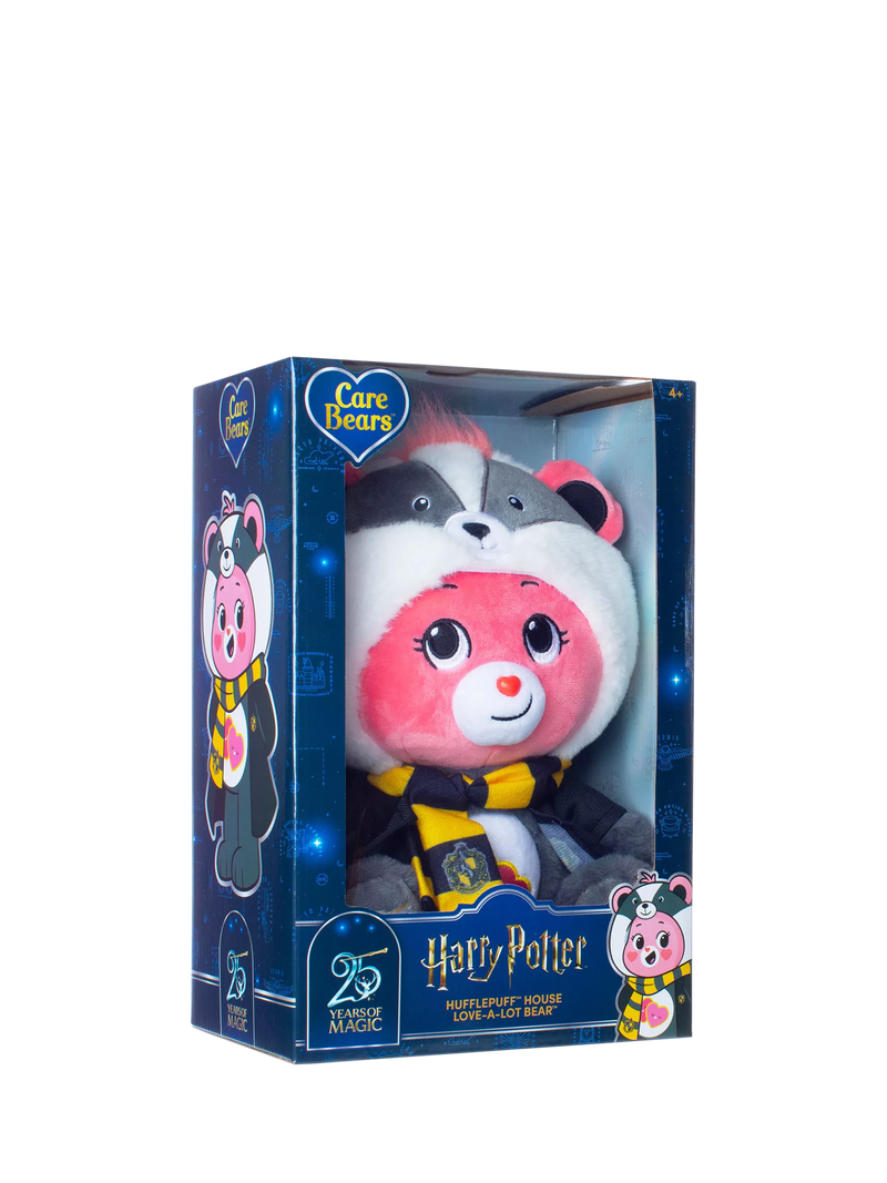 Care Bears Harry Potter Hufflepuff Love-a-Lot Bear plush, UK version