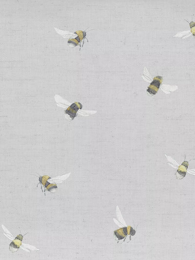 John Lewis Voyage Busy Bees Cream Furnishing Fabric 140cm Wide- Buy online at McGrocer