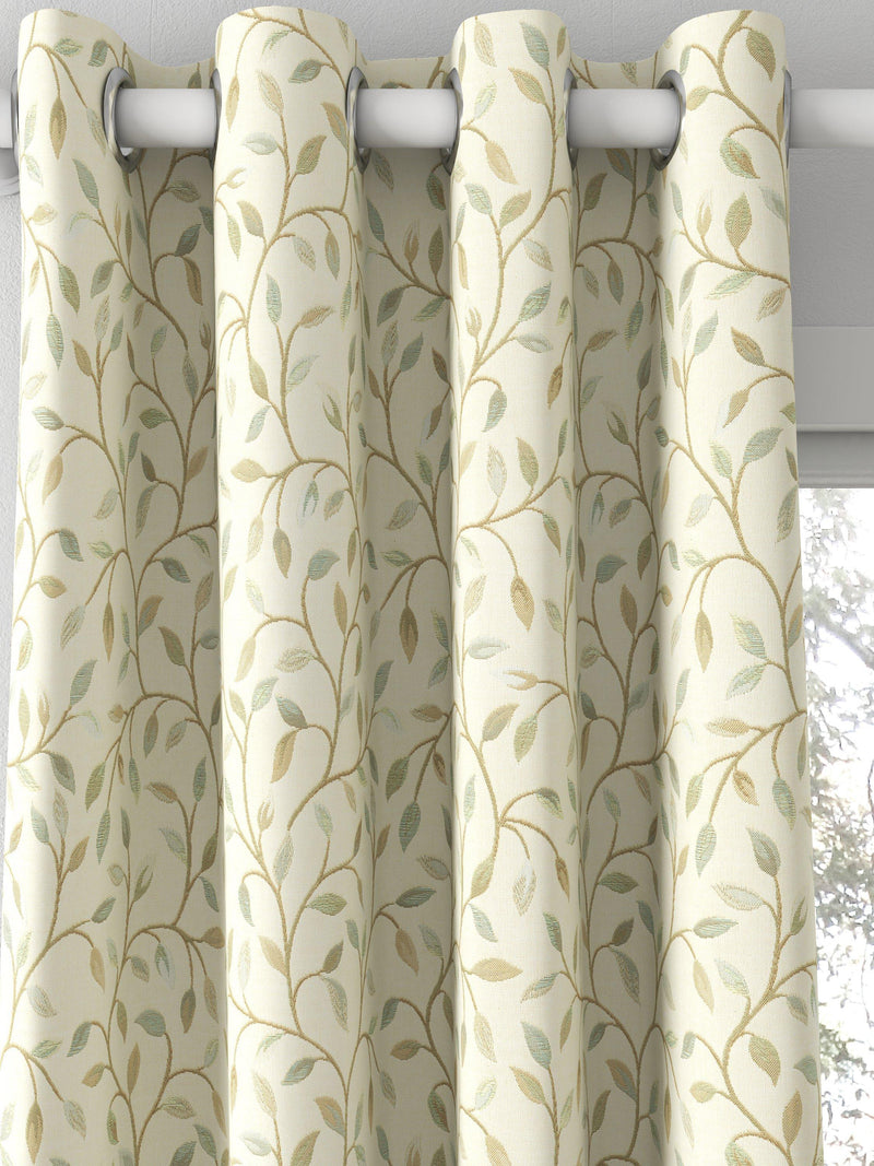 Voyage Cervino Robins Egg floral curtain fabric (British brand)