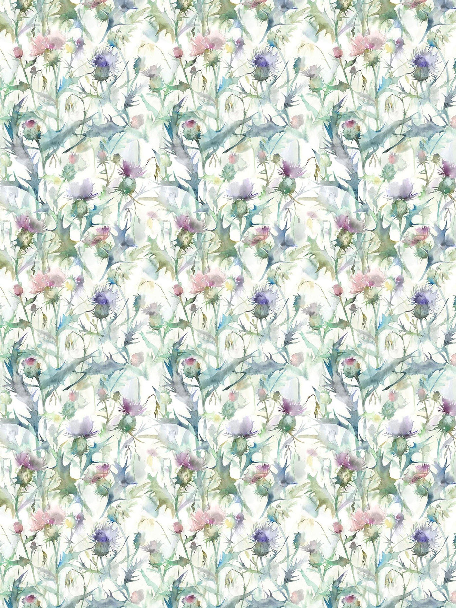 Voyage Cirsiun furnishing fabric with thistle pattern (British brand)
