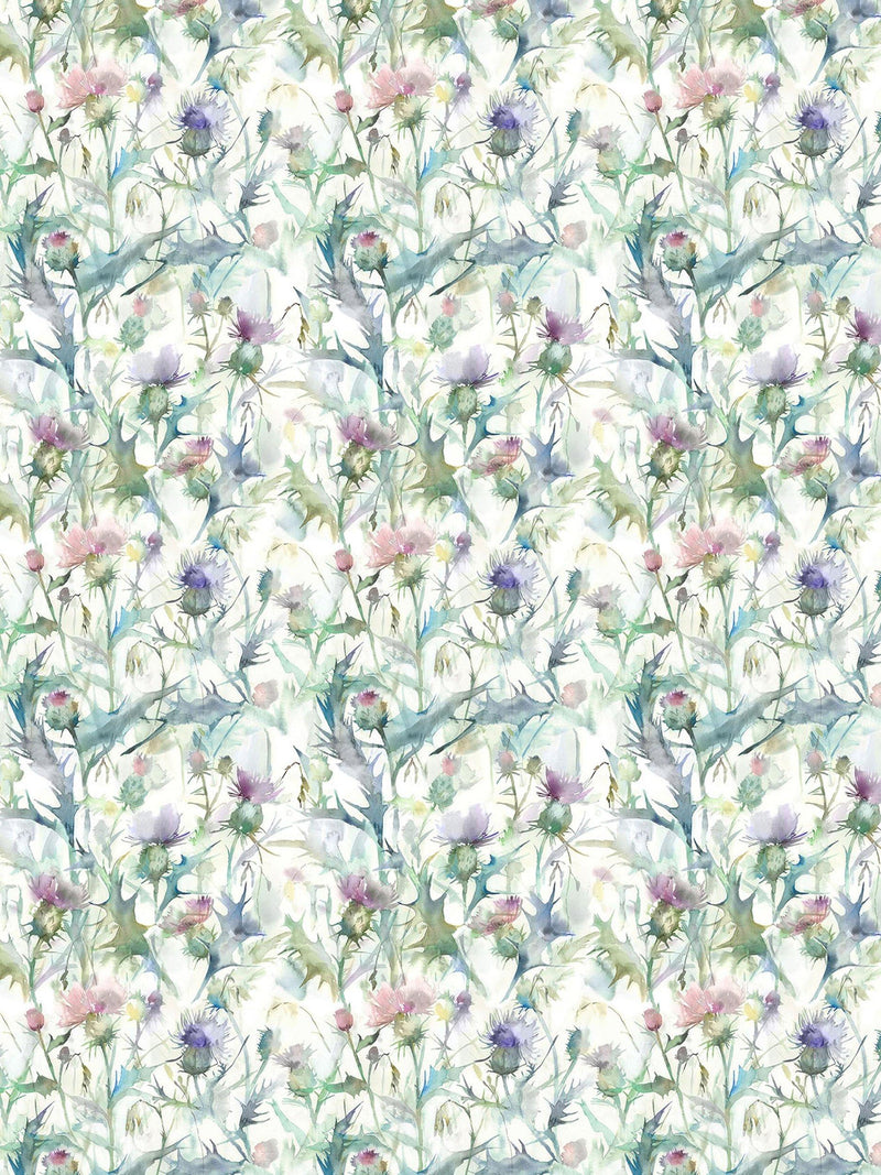 Voyage Cirsiun furnishing fabric with thistle pattern (British brand)
