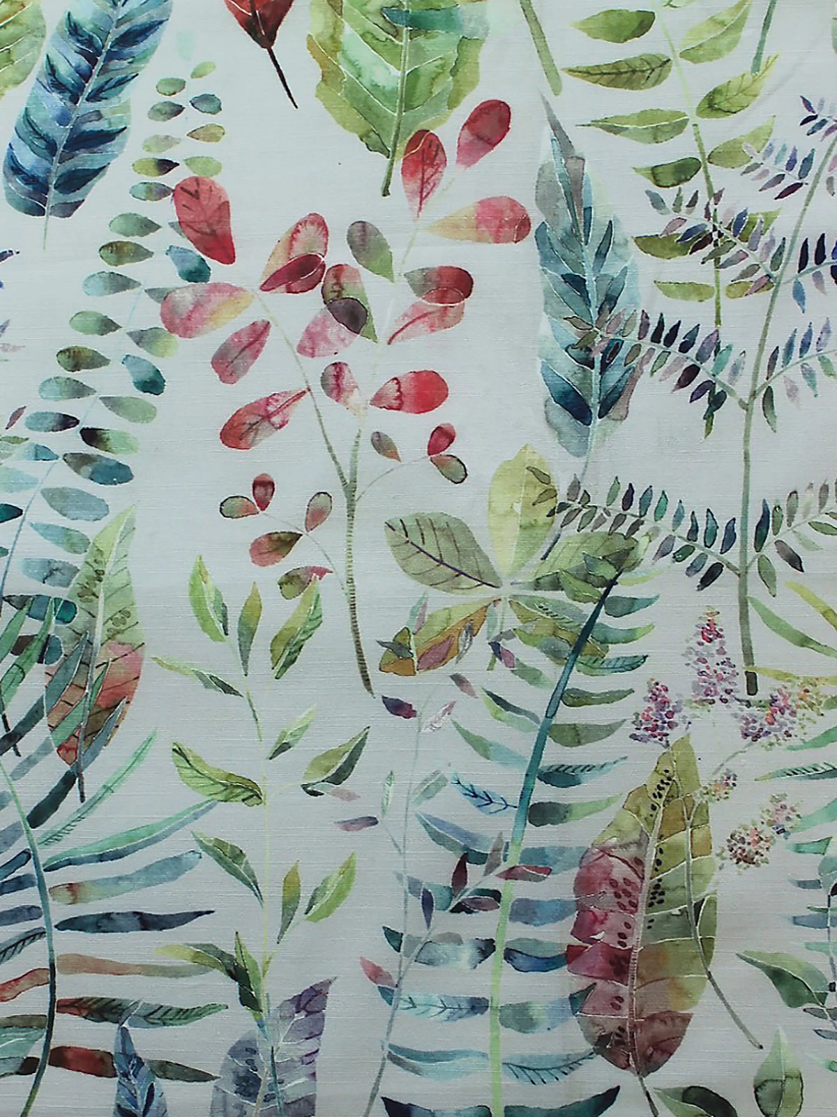 Voyage Kenton curtain fabric Pomegranate Silver 100x140cm, UK version