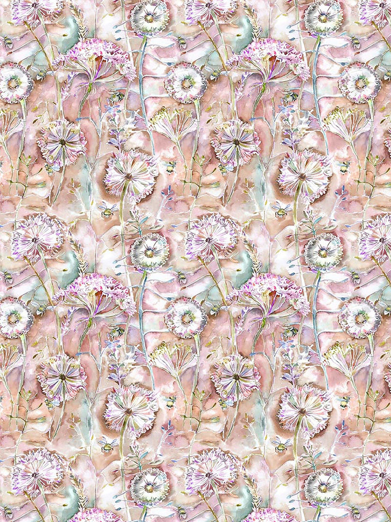 Voyage Langdale floral furnishing fabric 140cm width (British brand)