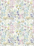 Voyage Morning Chorus furnishing fabric Cream, imported from the UK