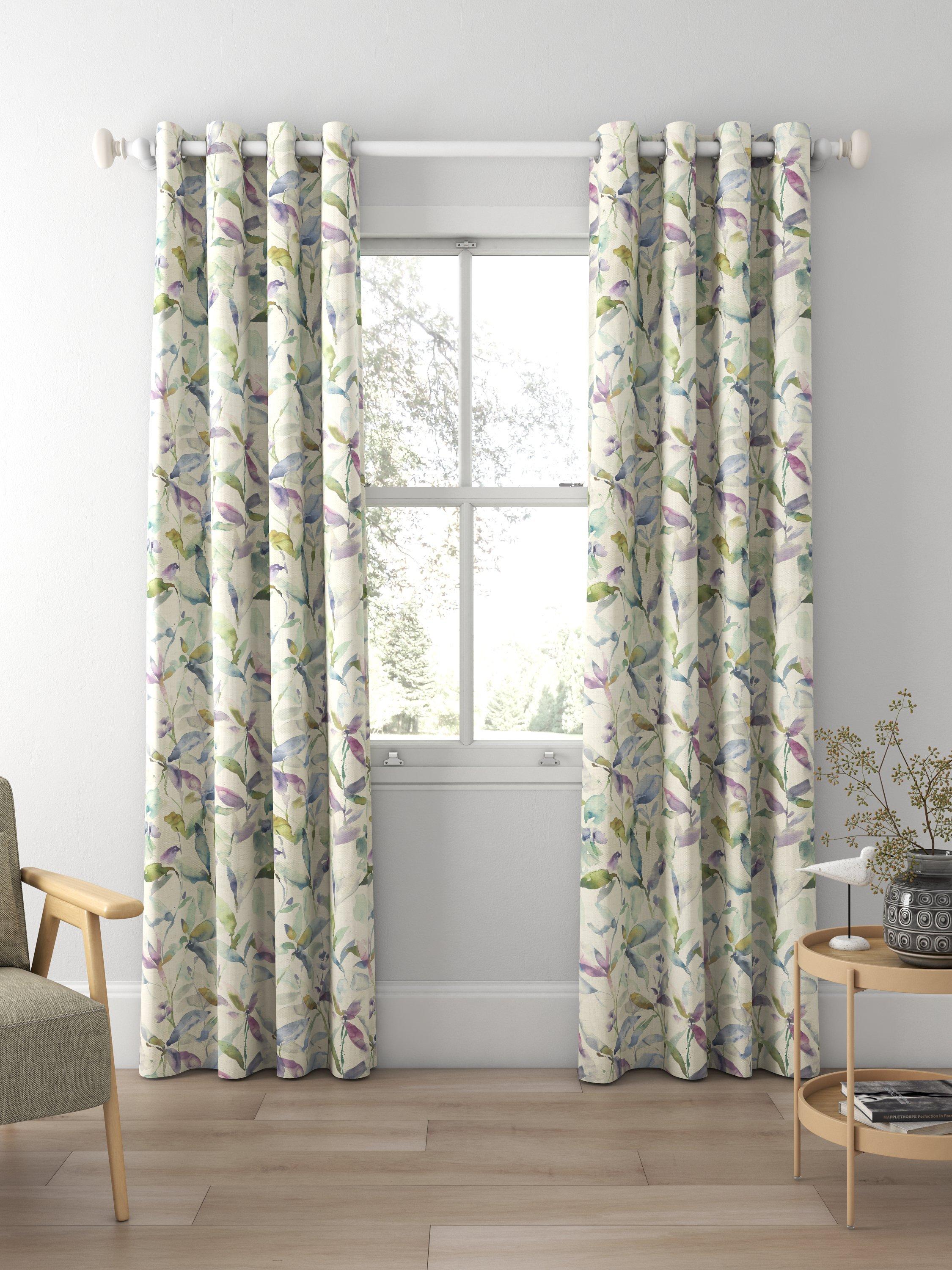 Voyage Naura floral made to measure curtain fabric, UK version