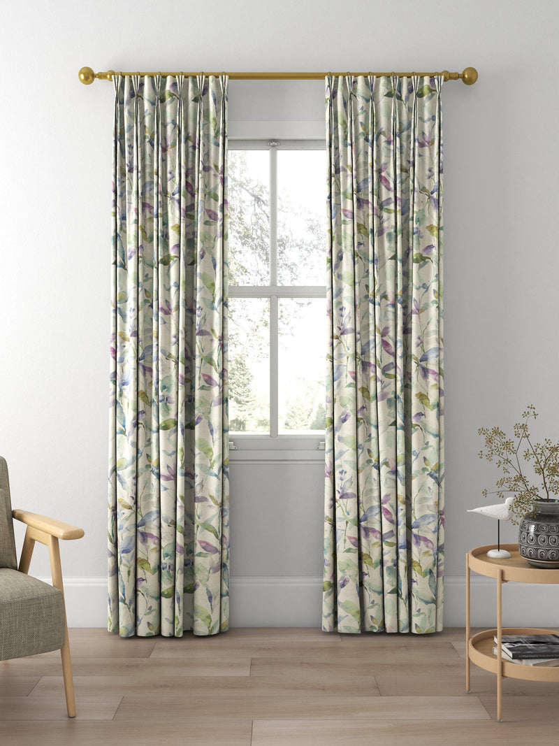 Voyage Naura floral made to measure curtain fabric, UK version
