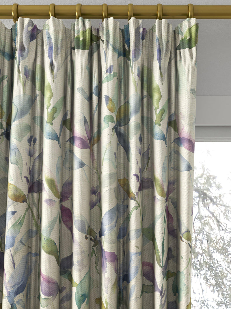 Voyage Naura floral made to measure curtain fabric, UK version