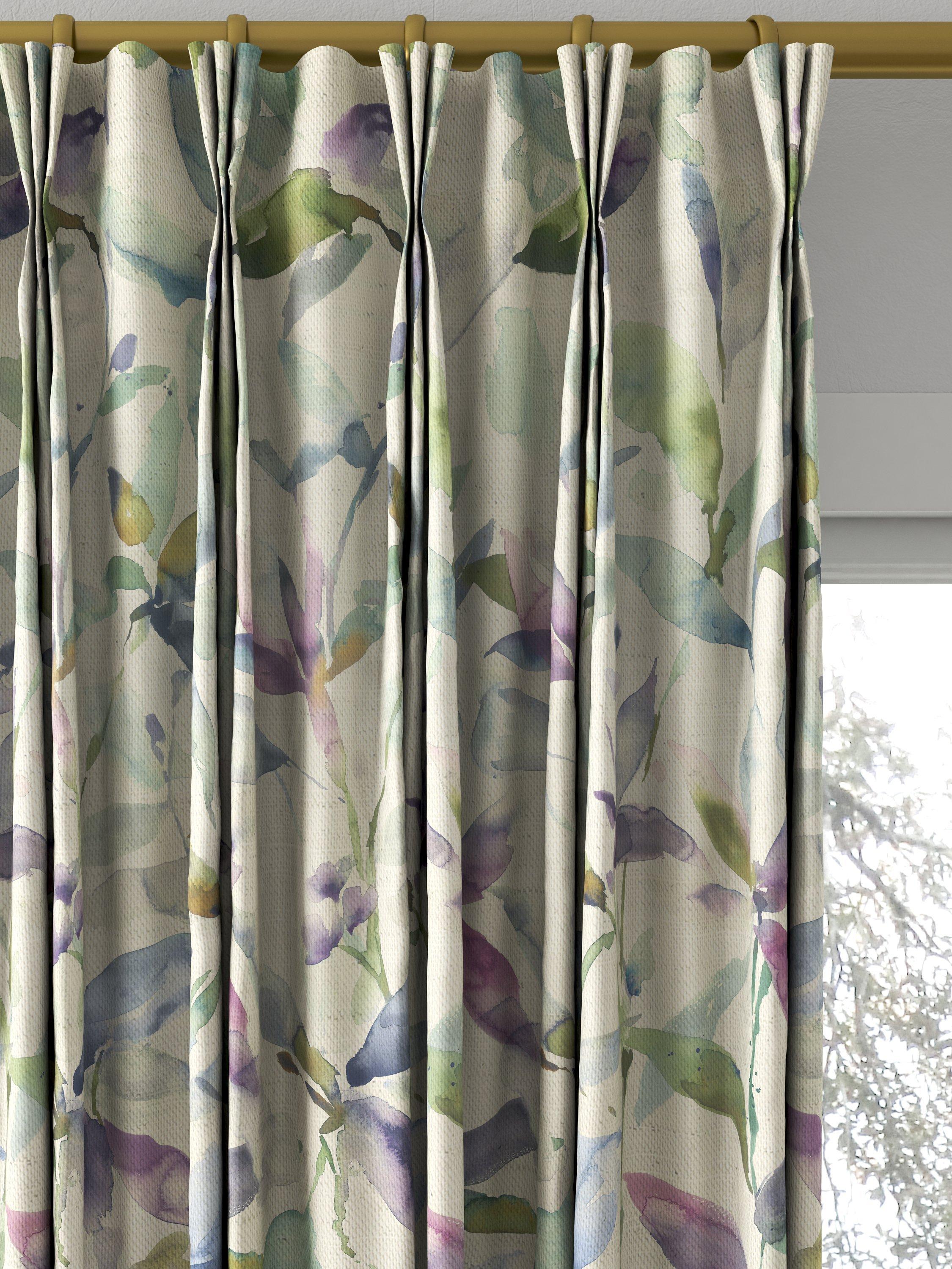 Voyage Naura floral made to measure curtain fabric, UK version