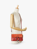 Chloé red Faye suede shoulder bag - British product