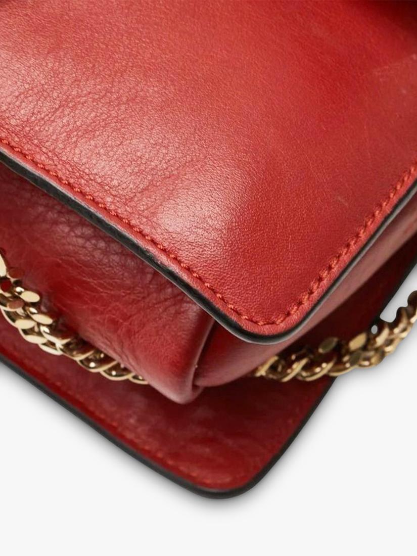 Chloé red Faye suede shoulder bag - British product