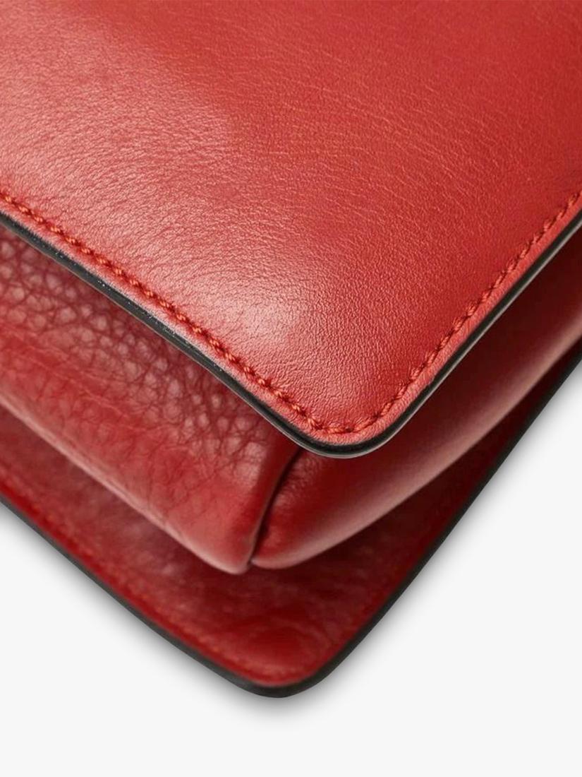 Chloé red Faye suede shoulder bag - British product