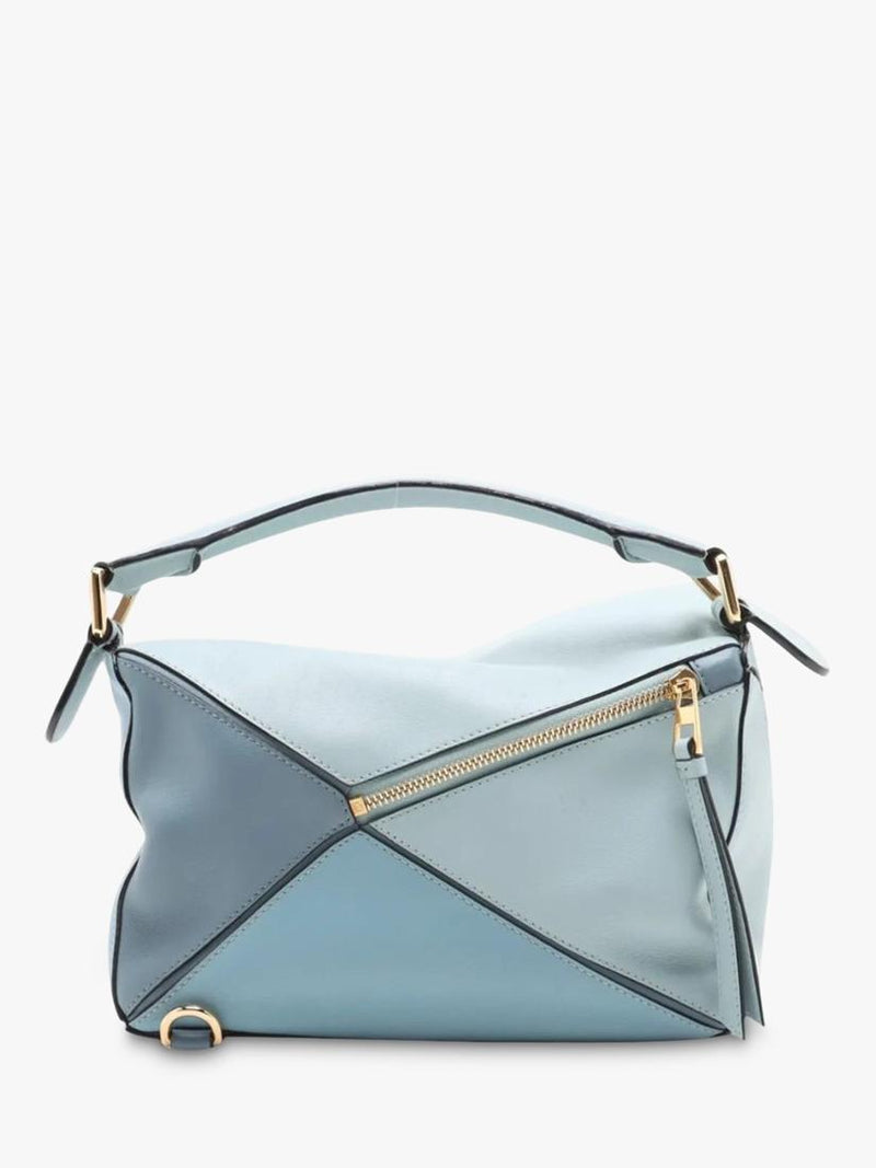 LOEWE small tri colour puzzle bag blue (British brand)