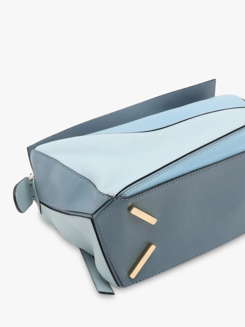 LOEWE small tri colour puzzle bag blue (British brand)