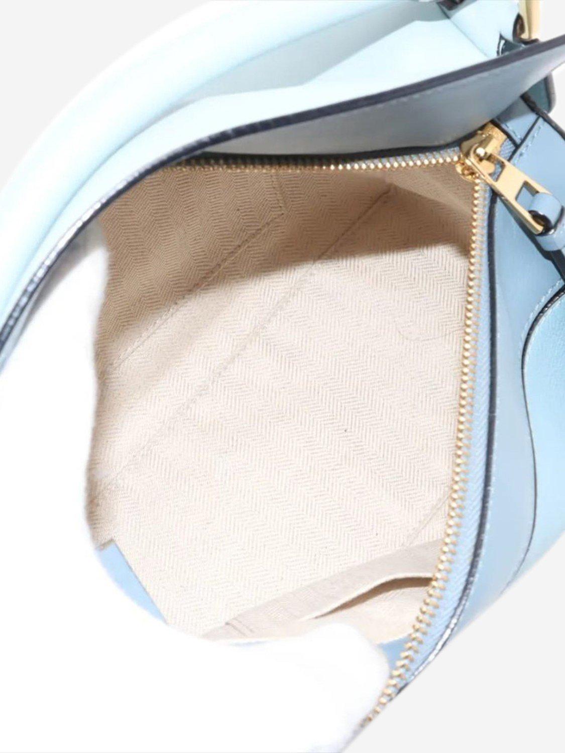LOEWE small tri colour puzzle bag blue (British brand)