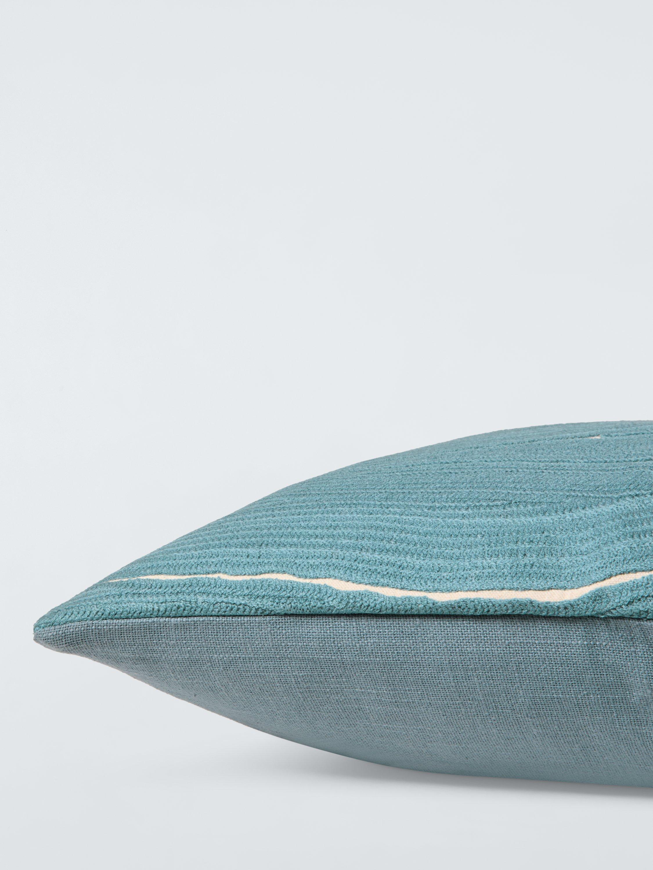 John Lewis Mica embroidered square cushion 61x41 cm - British product