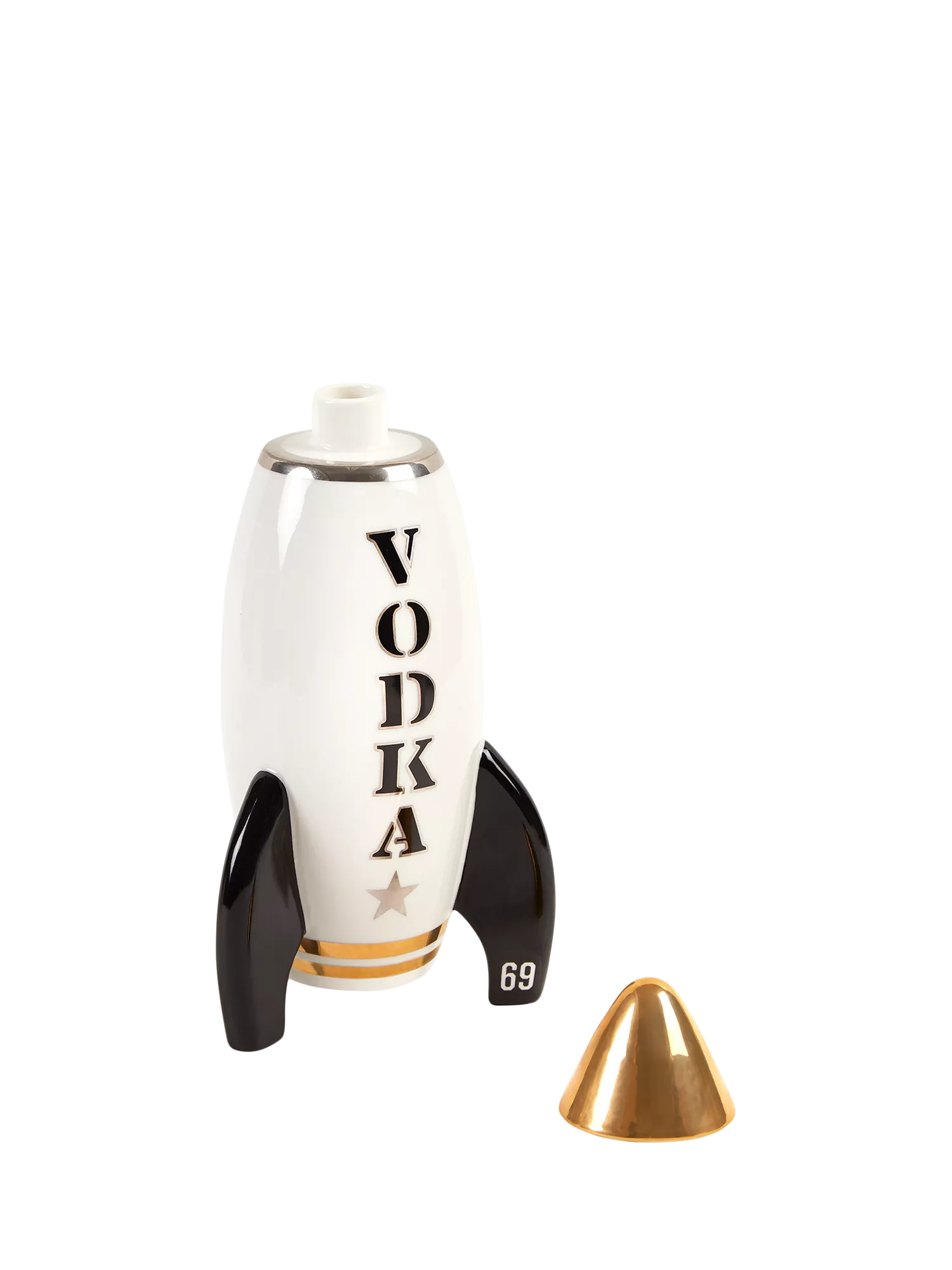 Jonathan Adler Space Age Rocket decanter 834ml (British brand)