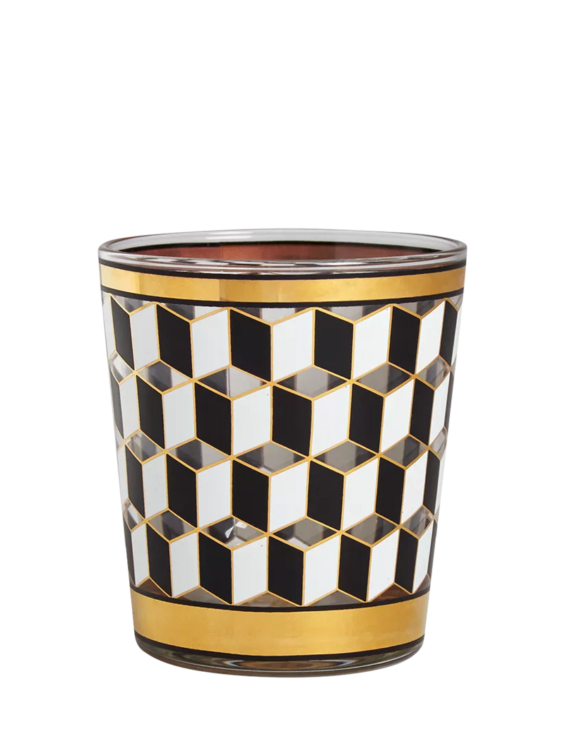 Jonathan Adler Versailles glass tumblers set of 4 350ml, UK version