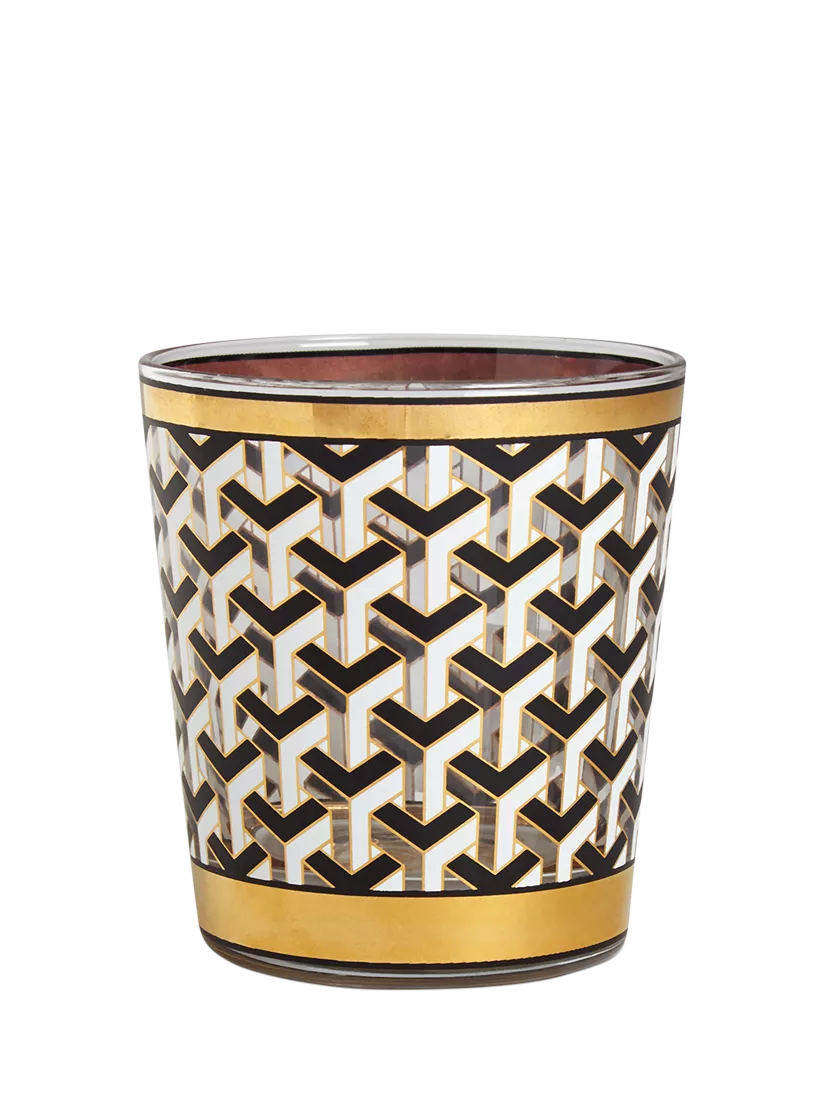 Jonathan Adler Versailles glass tumblers set of 4 350ml, UK version