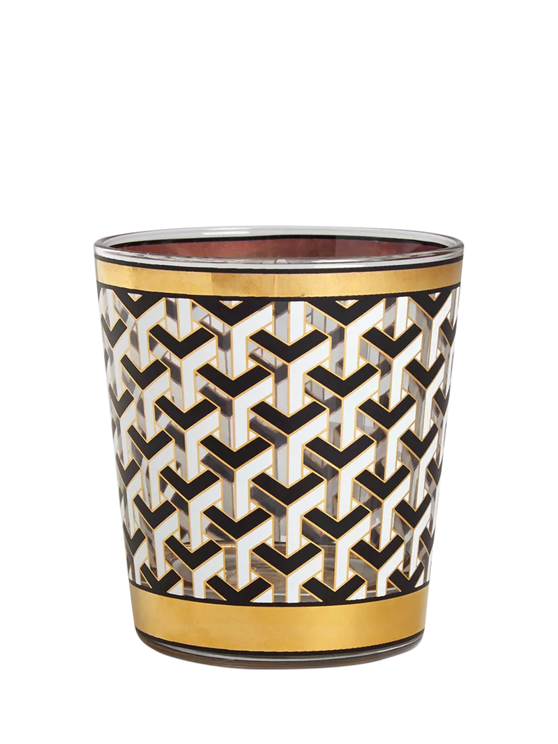 Jonathan Adler Versailles glass tumblers set of 4 350ml, UK version