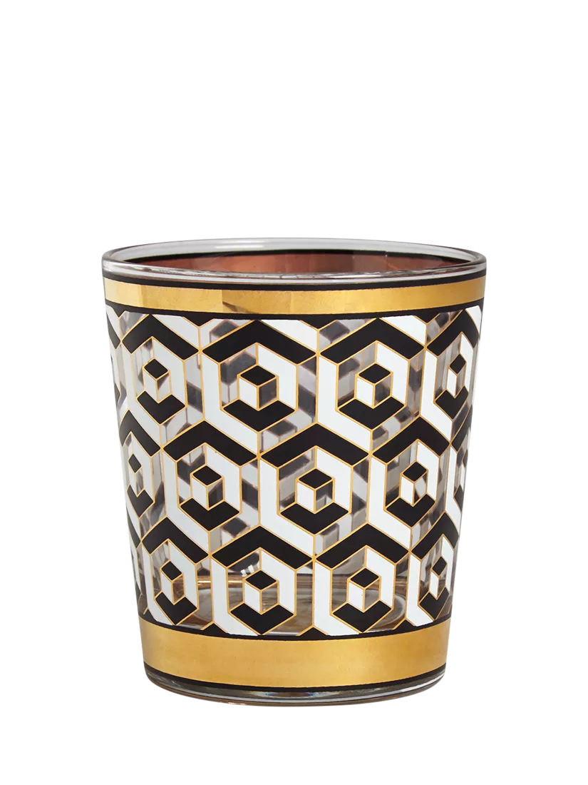 Jonathan Adler Versailles glass tumblers set of 4 350ml, UK version