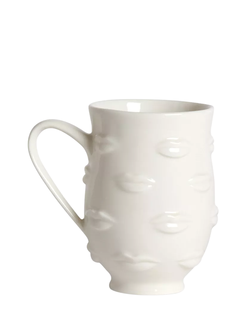 Jonathan Adler Gala Muse white porcelain mug 473ml, UK version