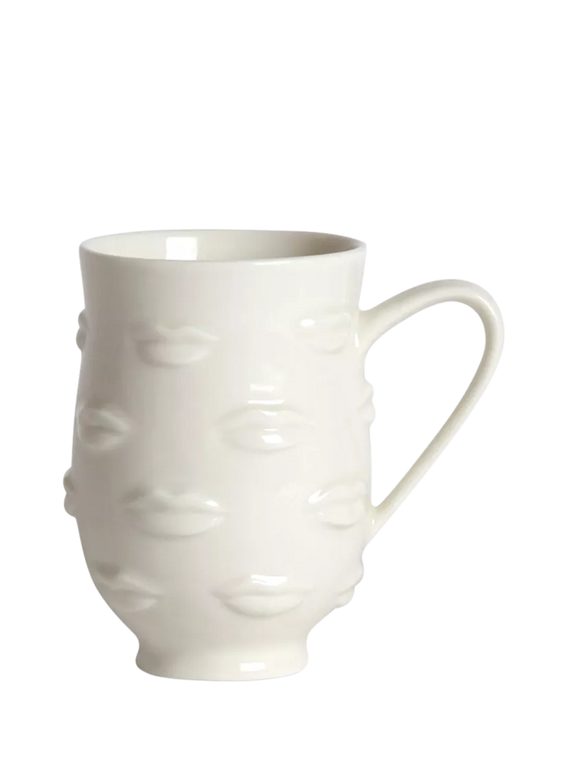 Jonathan Adler Gala Muse white porcelain mug 473ml, UK version