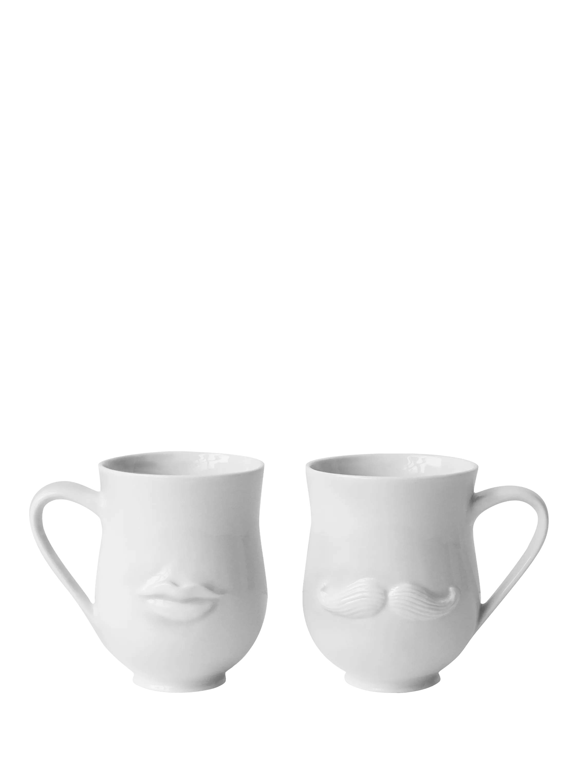 Jonathan Adler mug Mr & Mrs reversible porcelain 473ml (British brand)