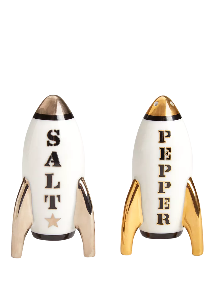 Jonathan Adler Apollo salt and pepper set, imported from the UK