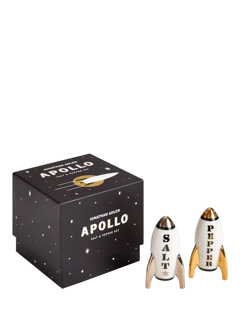 Jonathan Adler Apollo salt and pepper set, imported from the UK