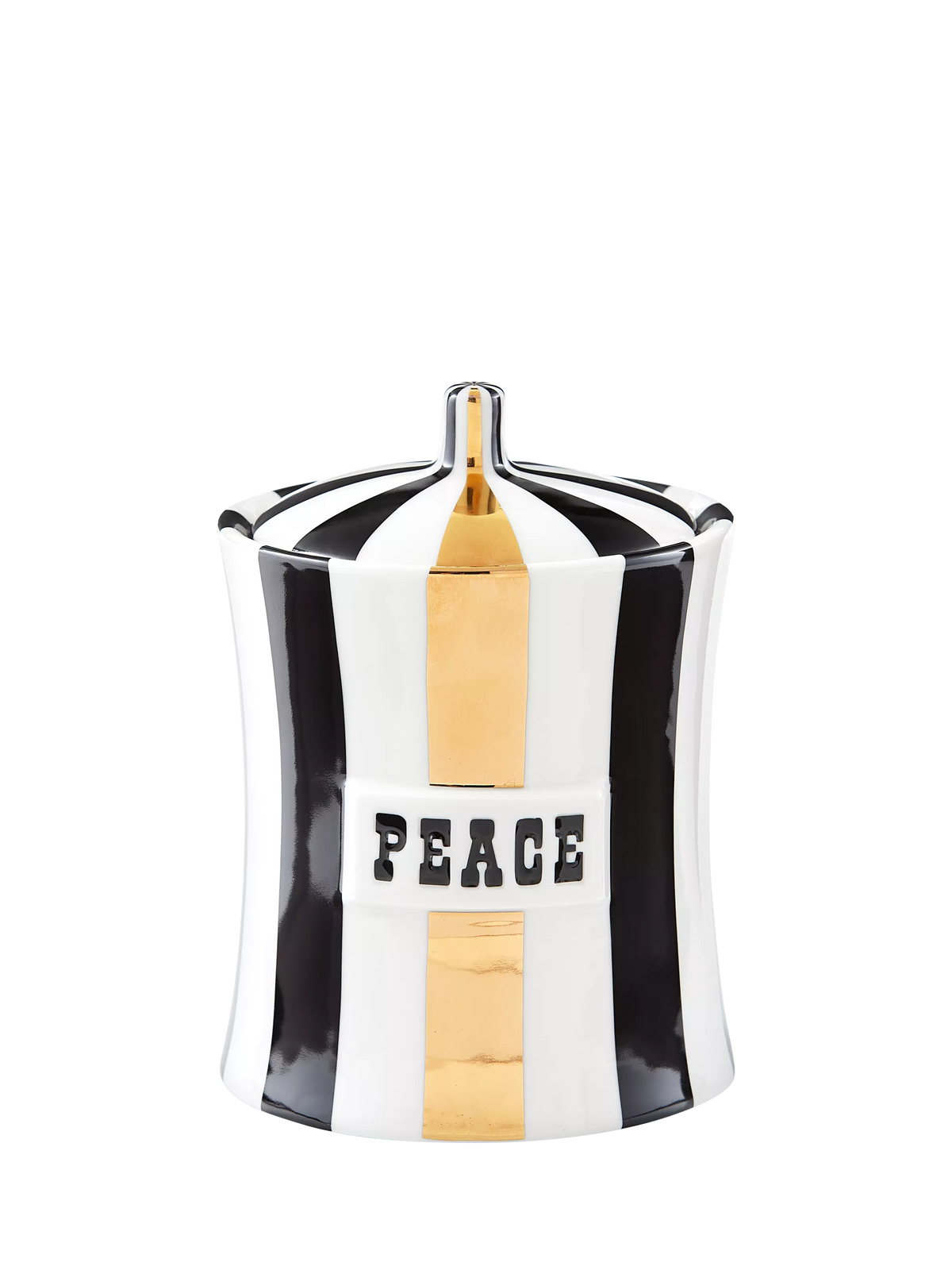Jonathan Adler Vice Peace porcelain canister black/gold, UK version