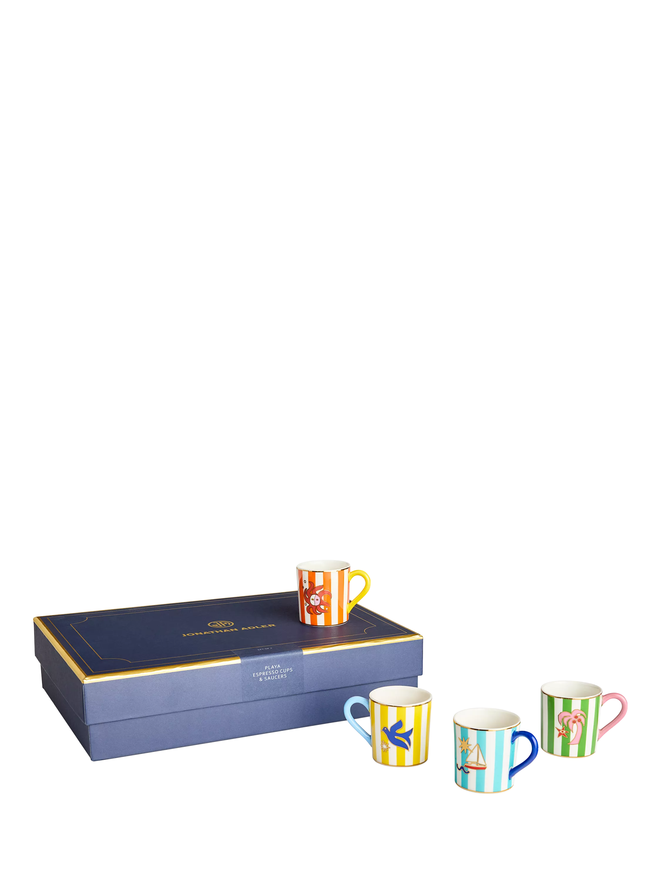 Jonathan Adler Playa espresso cup set 90ml (British brand)