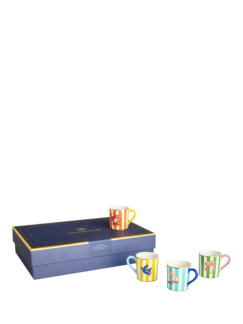 Jonathan Adler Playa espresso cup set 90ml (British brand)