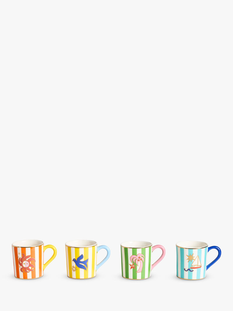 Jonathan Adler Playa espresso cup set 90ml (British brand)