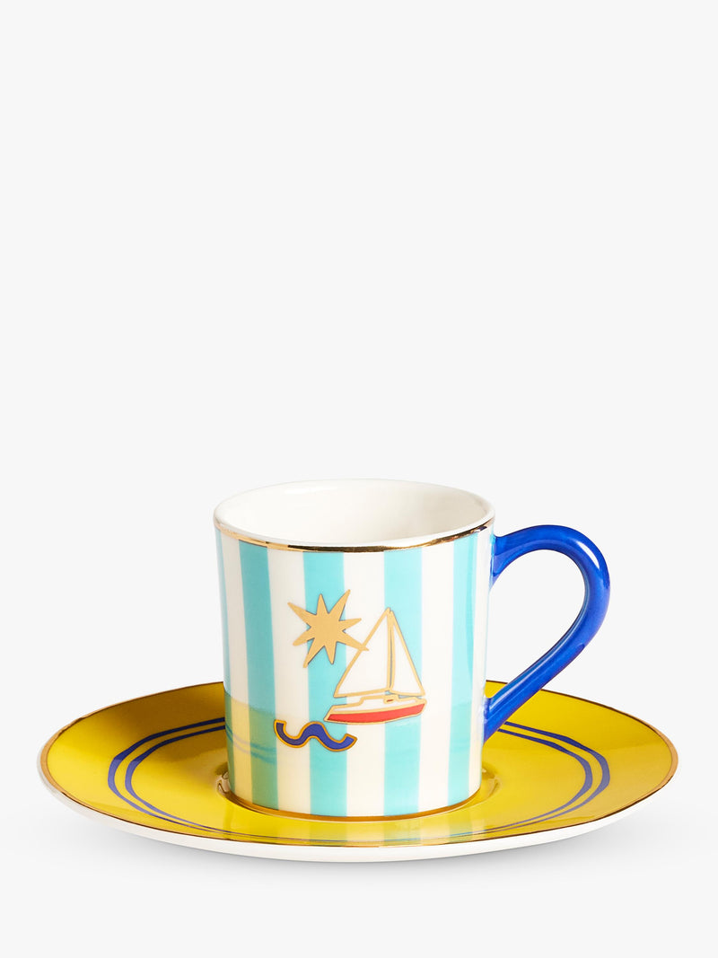Jonathan Adler Playa espresso cup set 90ml (British brand)