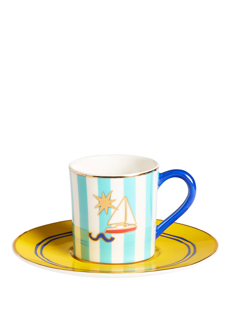 Jonathan Adler Playa espresso cup set 90ml (British brand)