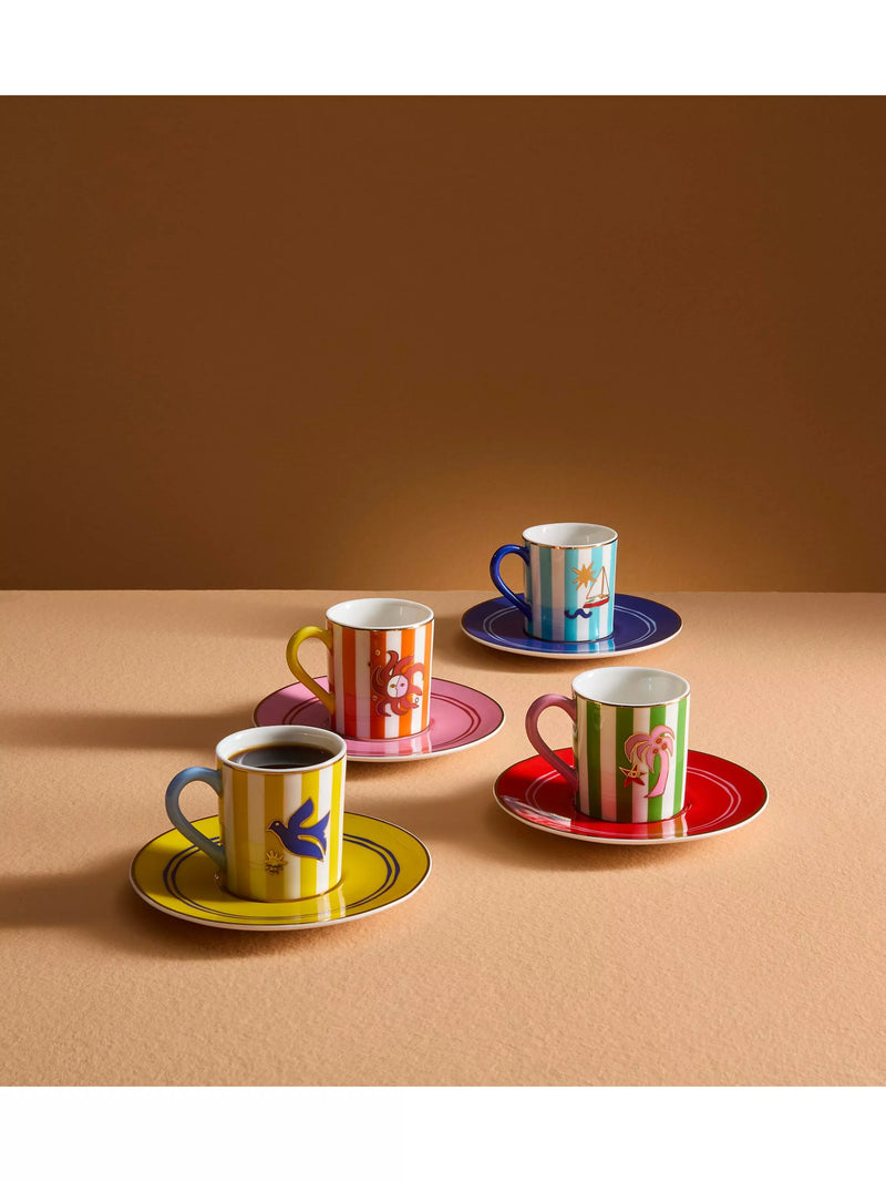 Jonathan Adler Playa espresso cup set 90ml (British brand)