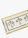 Jonathan Adler Marseilles porcelain long tray 20cm black gold, UK version