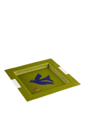 Jonathan Adler Playa Bird square pebble leather tray (British brand)