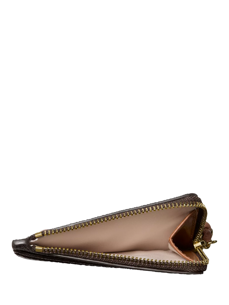 Michael Kors jet set wristlet card holder acorn (British brand)