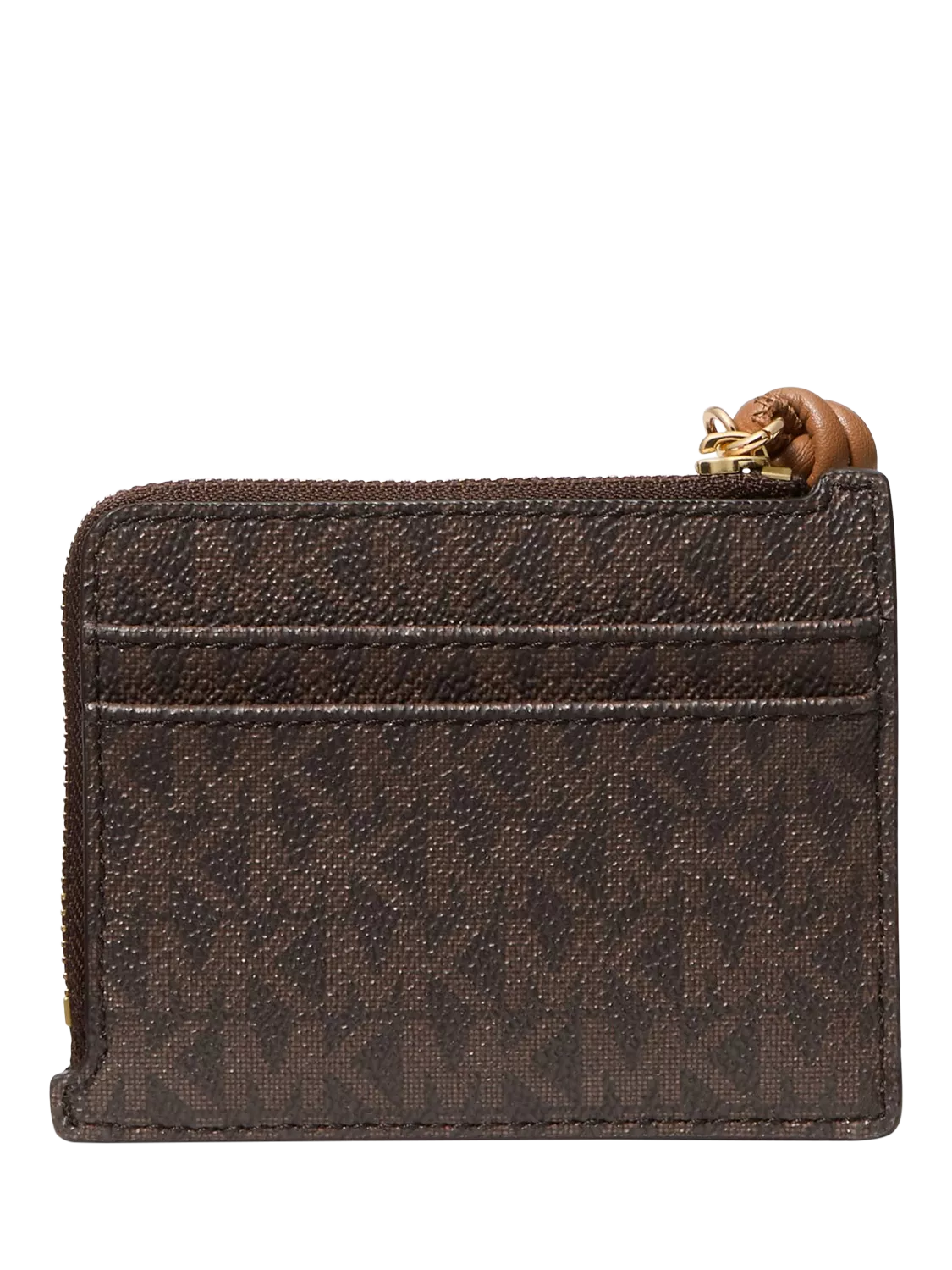 Michael Kors jet set wristlet card holder acorn (British brand)