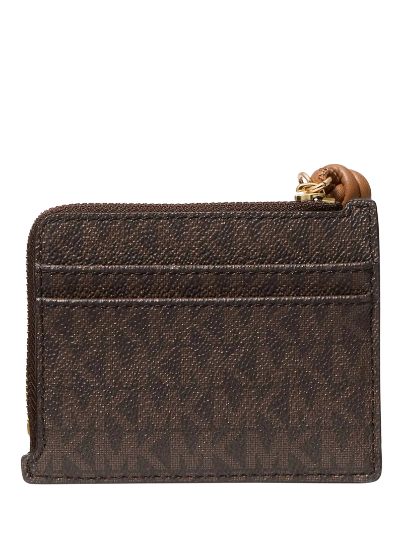 Michael Kors jet set wristlet card holder acorn (British brand)